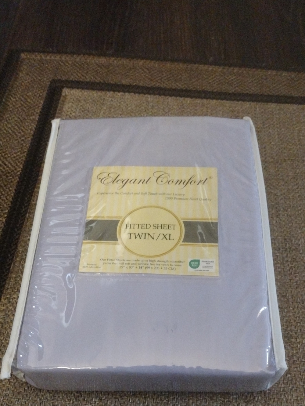 Twin/XL Fitted Sheet in Light Lavender